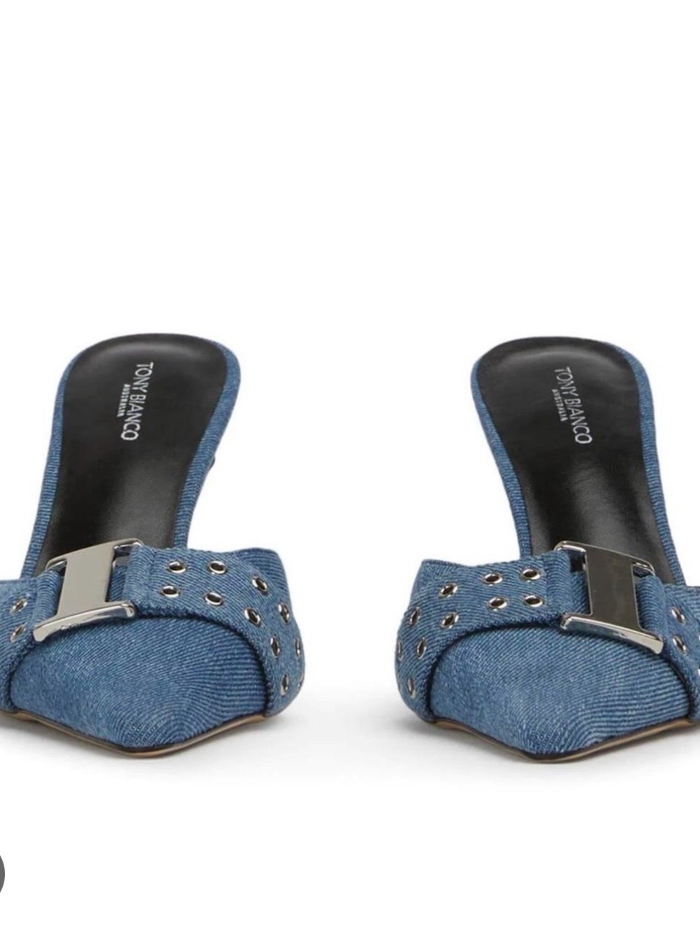Tony Bianco Samma Heels Vintage Denim